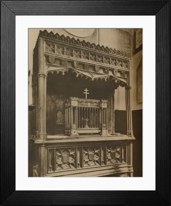 Framed Print : Ever-Burning Lamp of Maintenance of Toc H in Allhallows, Barking, c1935 Framed Print : Ever-Burning Lamp of Maintenance of Toc H in Allhallows, Barking, c1935