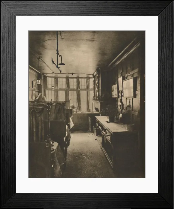 Framed Print : First Floor Grill Room of the Cock Overlooking Fleet Street, c1935. Creator: Walter Benington Framed Print : First Floor Grill Room of the Cock Overlooking Fleet Street, c1935. Creator: Walter Benington