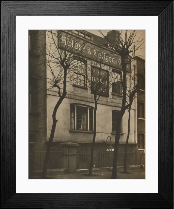 Framed Print : At the Sign of the Old Bell in St. Brides Churchyard, c1935. Creator: Walter Benington Framed Print : At the Sign of the Old Bell in St. Brides Churchyard, c1935. Creator: Walter Benington