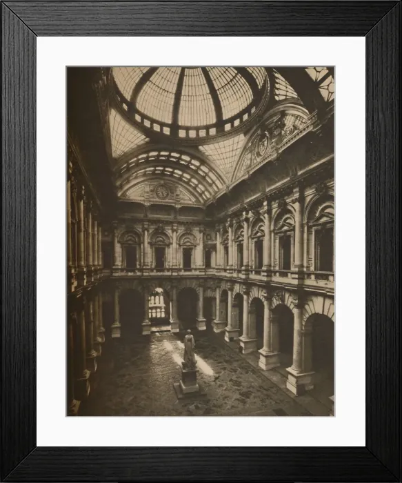 Framed Print : Glass-Roofed Interior Court of the Royal Exchange, c1935. Creator: Joel Framed Print : Glass-Roofed Interior Court of the Royal Exchange, c1935. Creator: Joel