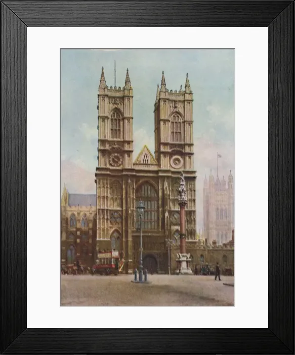 Framed Print : Westminster Abbey, c1935. Creator: Unknown Framed Print : Westminster Abbey, c1935. Creator: Unknown