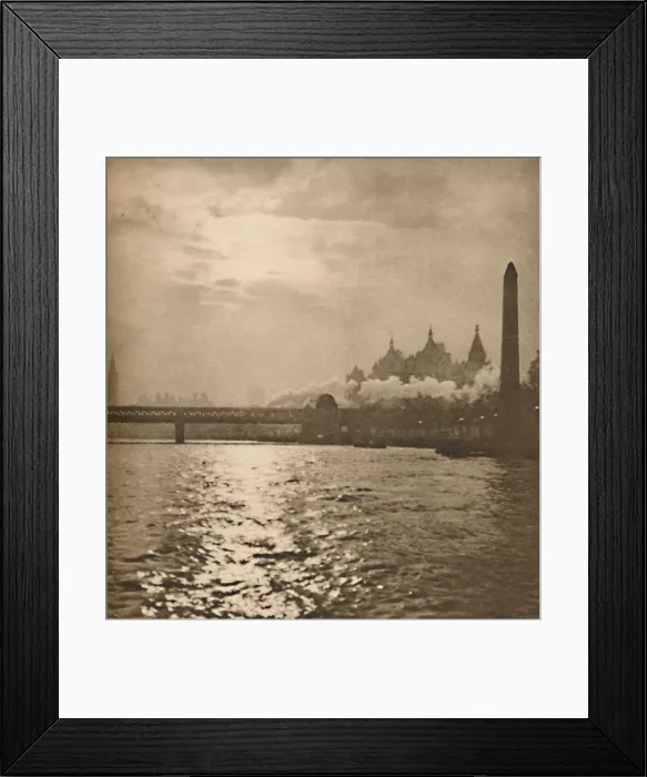 Framed Print : Where The Iron Road To Dover Crosses The River, c1935. Creator: Paterson Framed Print : Where The Iron Road To Dover Crosses The River, c1935. Creator: Paterson