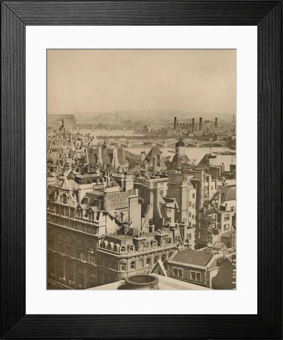 Framed Print : South-Eastward View from Bush House as Far as Blackheath, c1935. Creator: Unknown Framed Print : South-Eastward View from Bush House as Far as Blackheath, c1935. Creator: Unknown