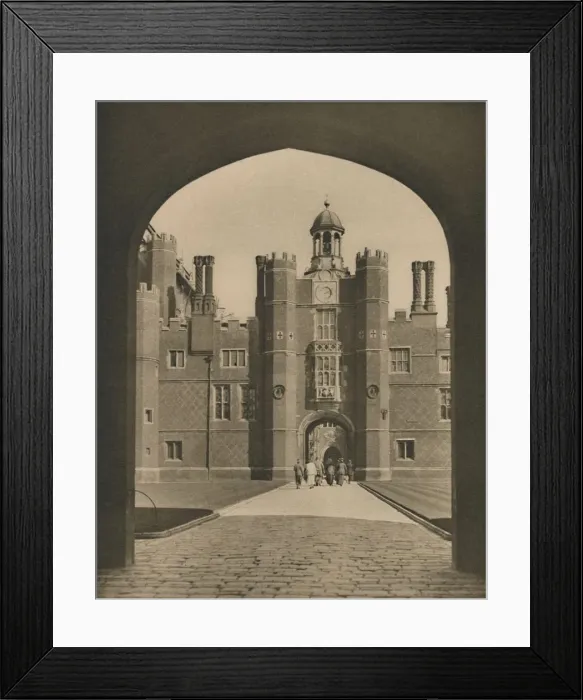 Framed Print : Base Court, the First Quadrangle of Wolseys Palace, c1935. Creator: Donald McLeish Framed Print : Base Court, the First Quadrangle of Wolseys Palace, c1935. Creator: Donald McLeish