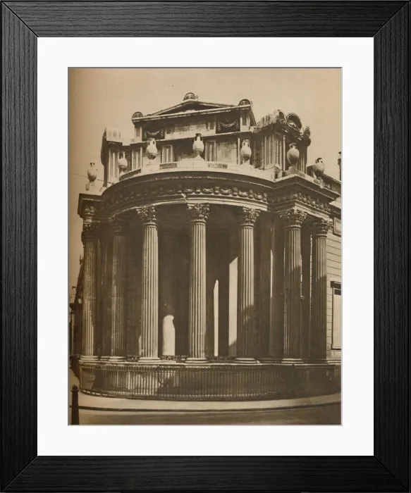 Framed Print : Tivoli Corner, Sir John Soanes Masterpiece at the Bank of England, c1935. Creator: Joel Framed Print : Tivoli Corner, Sir John Soanes Masterpiece at the Bank of England, c1935. Creator: Joel