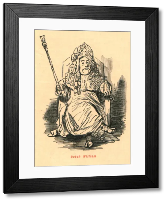 Framed Print : Dutch William, 1897. Creator: John Leech Framed Print : Dutch William, 1897. Creator: John Leech