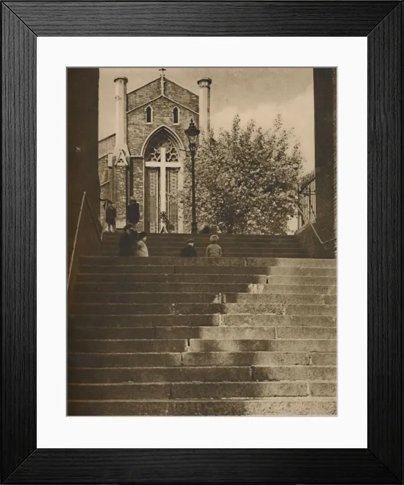 Framed Print : Riceyman Steps Really Granville Place in the Unlovely Kings Cross Road, c1935 Framed Print : Riceyman Steps Really Granville Place in the Unlovely Kings Cross Road, c1935