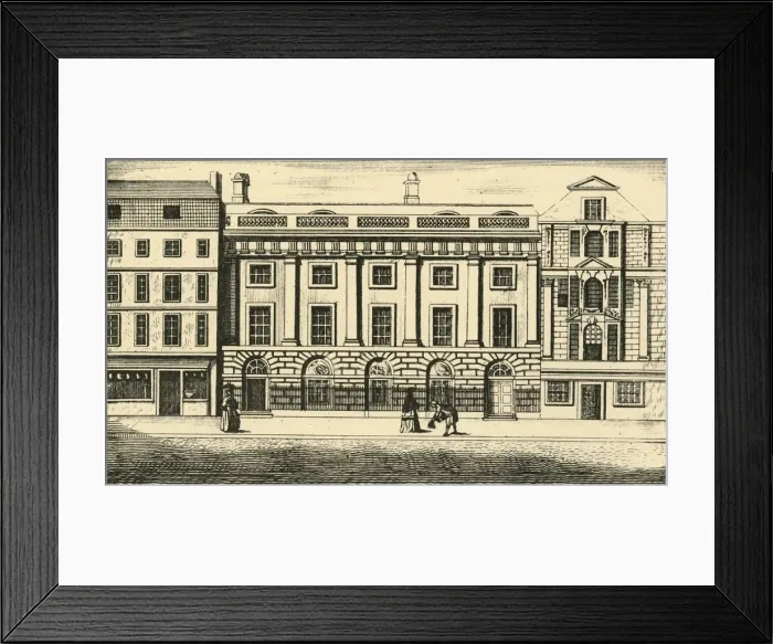Framed Print : East India House, c1730-1800, (1925). Creator: Unknown Framed Print : East India House, c1730-1800, (1925). Creator: Unknown