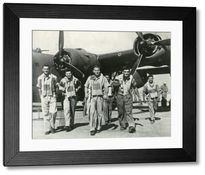 Framed Print : R. A. F. rendezvous, c1942-1943, (1945). Creator: Unknown Framed Print : R. A. F. rendezvous, c1942-1943, (1945). Creator: Unknown