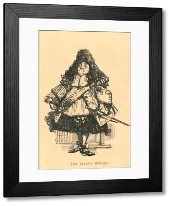 Framed Print : The Second George, 1897. Creator: John Leech