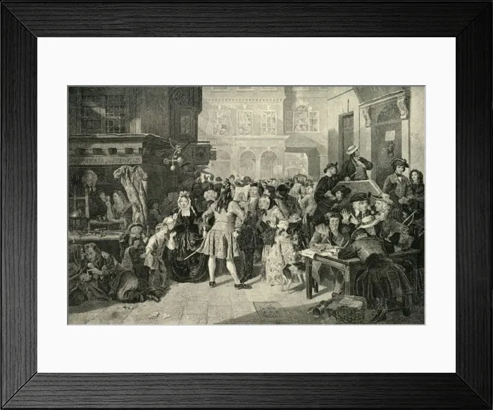 Framed Print : The South Sea Bubble, 1720, (1925). Creator: Unknown Framed Print : The South Sea Bubble, 1720, (1925). Creator: Unknown
