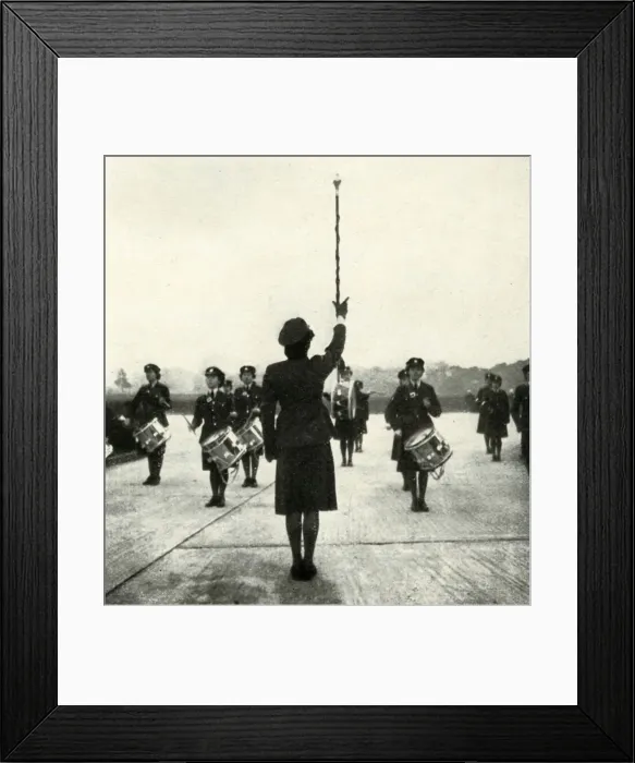 Framed Print : W. A. A. F. Band on Parade, c1943. Creator: Cecil Beaton Framed Print : W. A. A. F. Band on Parade, c1943. Creator: Cecil Beaton