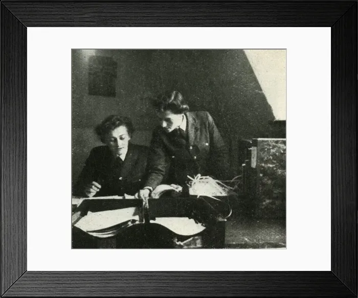 Framed Print : On Signals Duty, c1943. Creator: Cecil Beaton Framed Print : On Signals Duty, c1943. Creator: Cecil Beaton