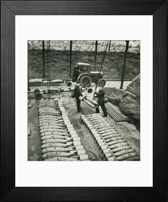 Framed Print : Getting Ready for the Raid, c1943. Creator: Cecil Beaton Framed Print : Getting Ready for the Raid, c1943. Creator: Cecil Beaton