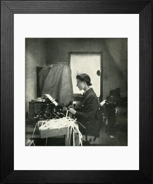 Framed Print : Code and Cypher Officer, c1943. Creator: Cecil Beaton Framed Print : Code and Cypher Officer, c1943. Creator: Cecil Beaton