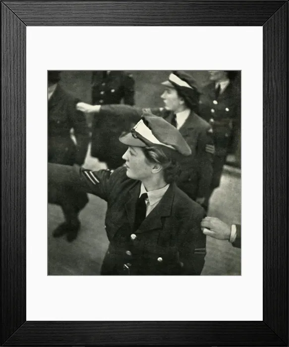 Framed Print : Corporal and Cadet, c1943. Creator: Cecil Beaton Framed Print : Corporal and Cadet, c1943. Creator: Cecil Beaton