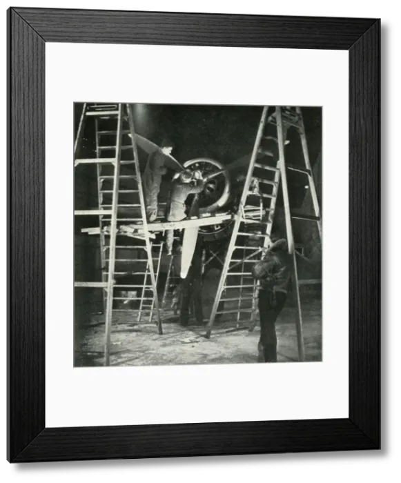 Framed Print : Flight Mechanics; Also a W. A. A. F. Trade, c1943. Creator: Cecil Beaton Framed Print : Flight Mechanics; Also a W. A. A. F. Trade, c1943. Creator: Cecil Beaton