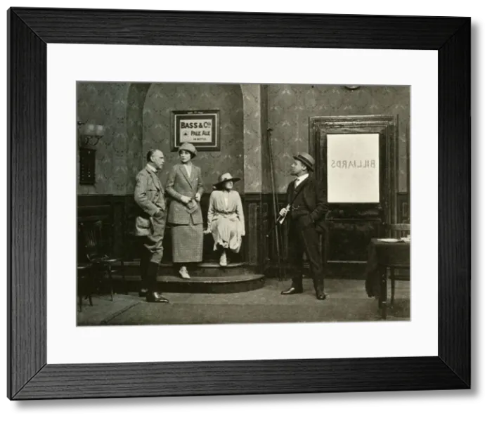 Framed Print : At the Auction, 1920, (1928). Creator: Foulsham and Banfield Framed Print : At the Auction, 1920, (1928). Creator: Foulsham and Banfield