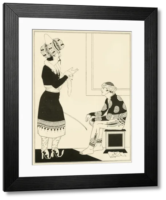Framed Print : If Thou Wilt Listen To Advice... 1928. Creator: M Watson-Williams Framed Print : If Thou Wilt Listen To Advice... 1928. Creator: M Watson-Williams