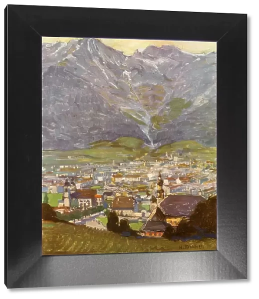 Blick Vom Berg Isel Auf Innsbruck, (View From Bergisel of Innsbruck), c1929. Creator: Unknown