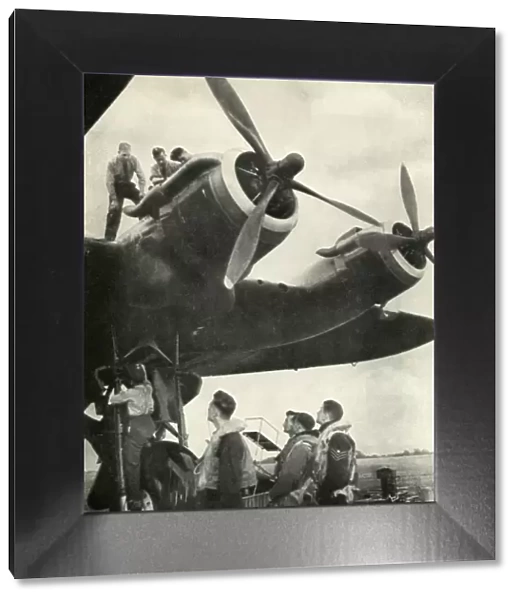 Crews and Ground Staff, c1943. Creator: Cecil Beaton