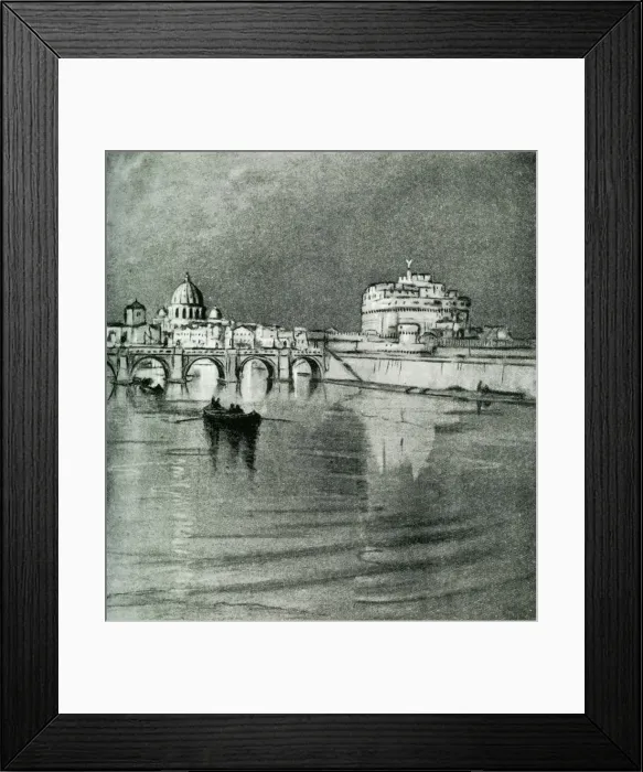 Framed Print : Rome and the Tiber. A Pageant Set on Seven Hills, 1928. Creator: Donald Maxwell Framed Print : Rome and the Tiber. A Pageant Set on Seven Hills, 1928. Creator: Donald Maxwell
