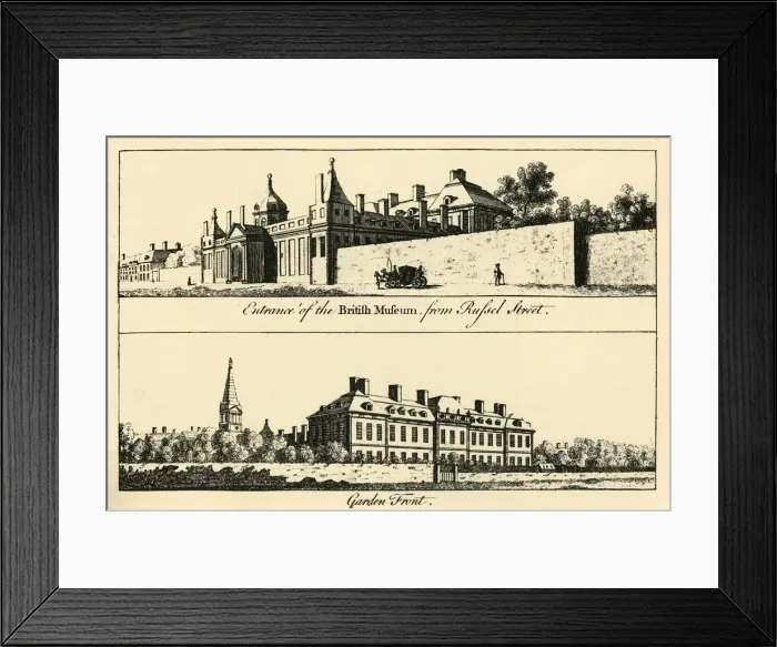 Framed Print : British Museum, c1753-1810, (1925). Creator: Unknown Framed Print : British Museum, c1753-1810, (1925). Creator: Unknown