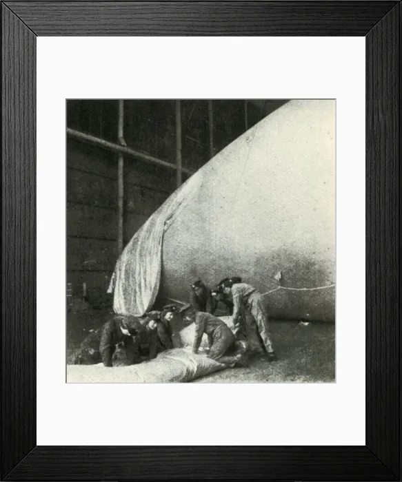 Framed Print : Repairing Barrage Balloons, c1943. Creator: Cecil Beaton Framed Print : Repairing Barrage Balloons, c1943. Creator: Cecil Beaton