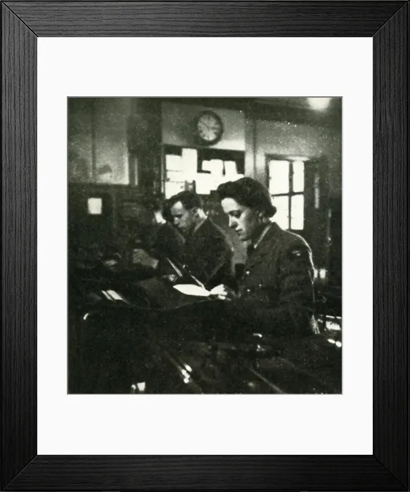 Framed Print : On Signals Duty, c1943. Creator: Cecil Beaton Framed Print : On Signals Duty, c1943. Creator: Cecil Beaton