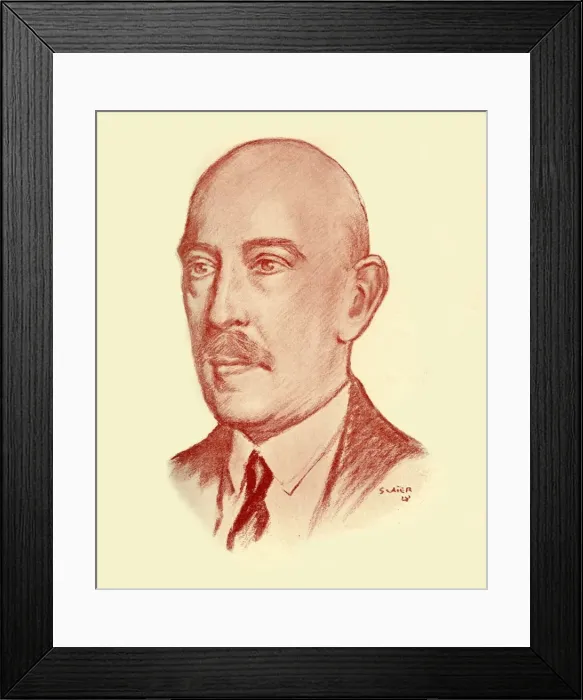 Framed Print : The Hon. Maurice Baring, 1928. Creator: Frank E Slater Framed Print : The Hon. Maurice Baring, 1928. Creator: Frank E Slater