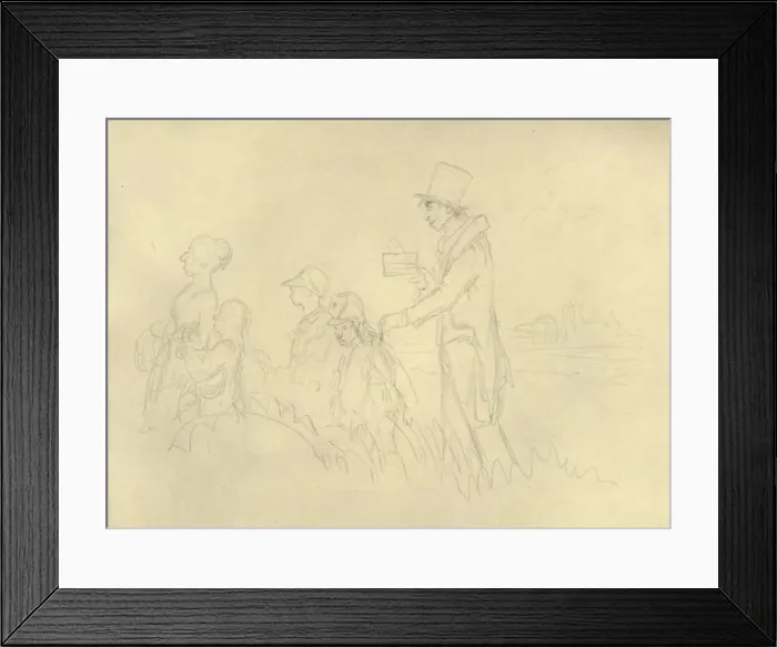Framed Print : Der jüdische Magister, mid-late 19th century, (c1924). Creator: Carl Spitzweg Framed Print : Der jüdische Magister, mid-late 19th century, (c1924). Creator: Carl Spitzweg