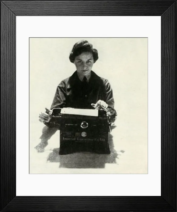 Framed Print : On Signals Duty, c1943. Creator: Cecil Beaton Framed Print : On Signals Duty, c1943. Creator: Cecil Beaton