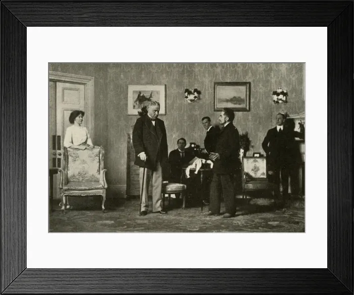 Framed Print : Last Scene of Strife. 1909, (1928). Creator: Unknown Framed Print : Last Scene of Strife. 1909, (1928). Creator: Unknown