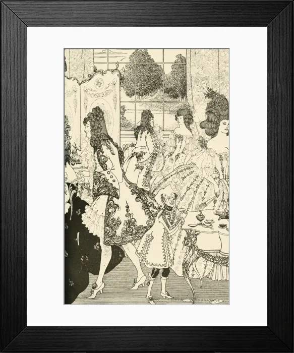 Framed Print : The Rape of the Lock, 1896, (1928). Creator: Aubrey Beardsley Framed Print : The Rape of the Lock, 1896, (1928). Creator: Aubrey Beardsley