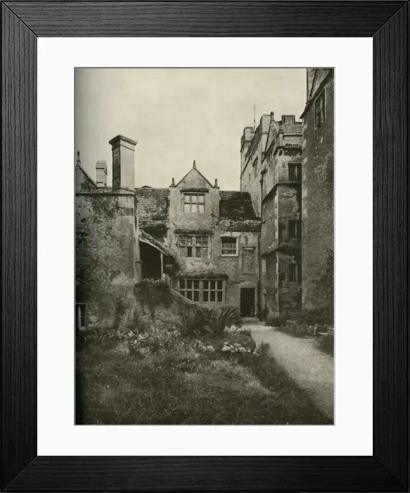 Framed Print : Borwick Hall, from the North-West, 1928. Creator: Unknown Framed Print : Borwick Hall, from the North-West, 1928. Creator: Unknown