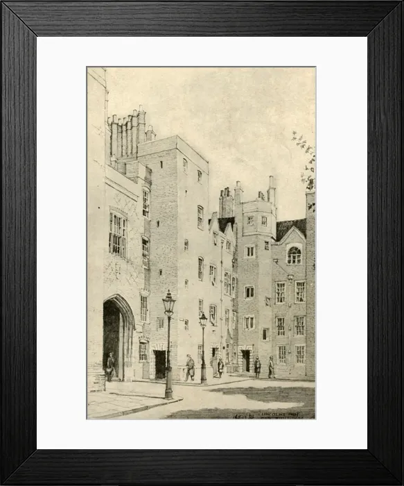 Framed Print : St. Johns Gateway, Clerkenwell, 1928. Creator: Unknown Framed Print : St. Johns Gateway, Clerkenwell, 1928. Creator: Unknown