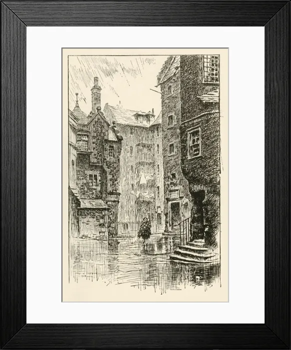 Framed Print : Jamess Court, Edinburgh, 1928. Creator: WH Caffyn Framed Print : Jamess Court, Edinburgh, 1928. Creator: WH Caffyn