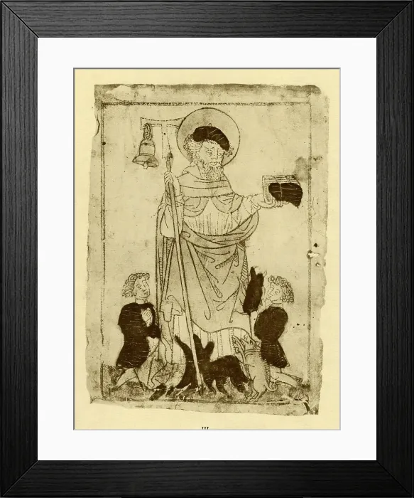 Framed Print : St. Antony The Hermit, 1915. Creator: Unknown Framed Print : St. Antony The Hermit, 1915. Creator: Unknown