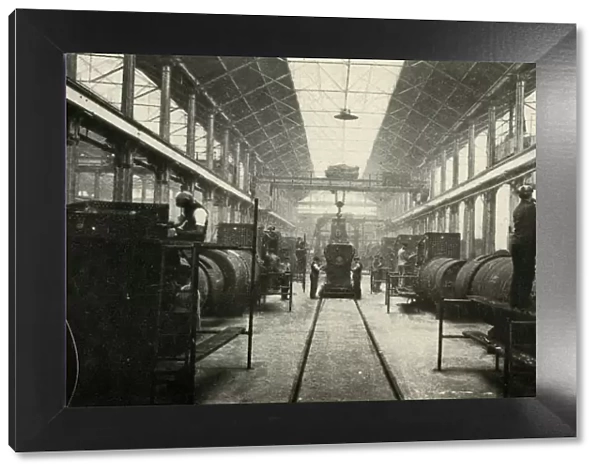 The Boiler Shop, Locomotive Works, Swindon, c1930. Creator: Unknown