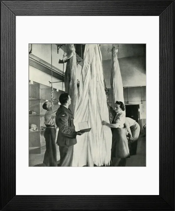 Framed Print : Parachute Packers, c1943. Creator: Cecil Beaton Framed Print : Parachute Packers, c1943. Creator: Cecil Beaton