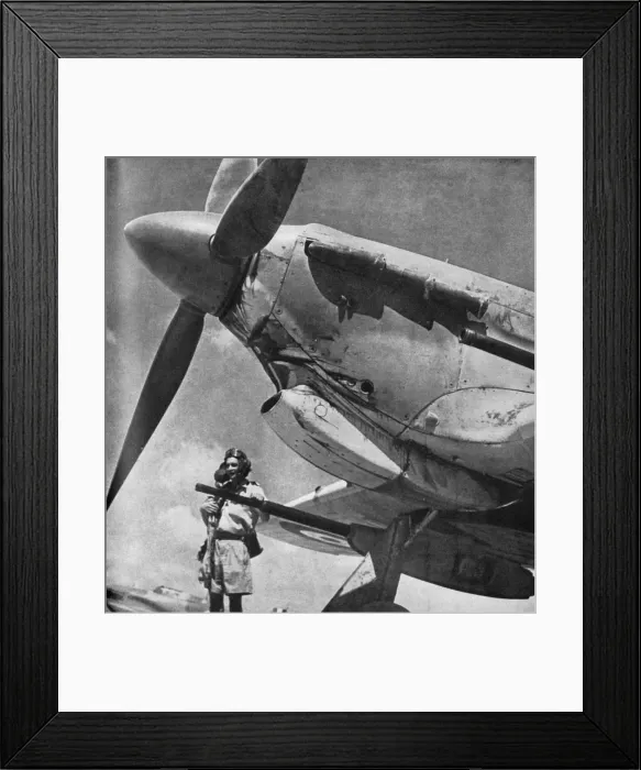 Framed Print : The tank buster was the second new weapon, c1942-1943, (1945). Creator: Unknown Framed Print : The tank buster was the second new weapon, c1942-1943, (1945). Creator: Unknown