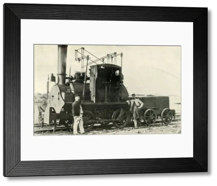 Framed Print : An Early Colliery Locomotive, c1930. Creator: Unknown Framed Print : An Early Colliery Locomotive, c1930. Creator: Unknown