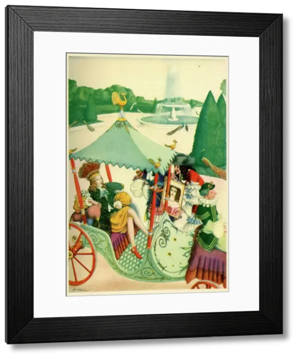 Framed Print : Princess Rosetta, 1928. Creator: Edmund Dulac Framed Print : Princess Rosetta, 1928. Creator: Edmund Dulac