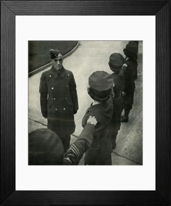 Framed Print : R. A. F. Sergeant Drills Airwomen, c1943. Creator: Cecil Beaton Framed Print : R. A. F. Sergeant Drills Airwomen, c1943. Creator: Cecil Beaton