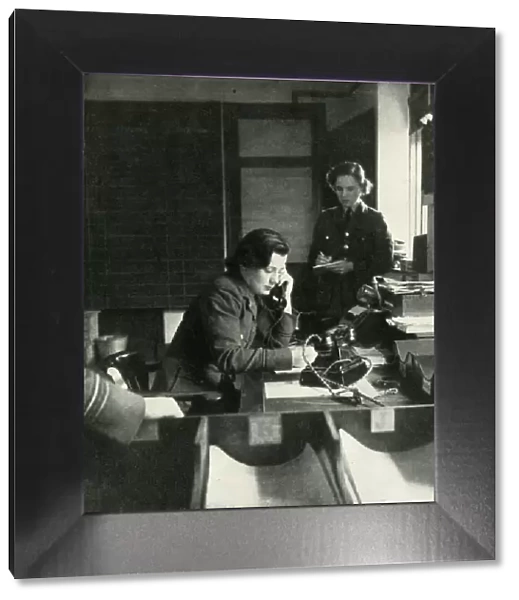 A Station Intelligence Room, c1943. Creator: Cecil Beaton