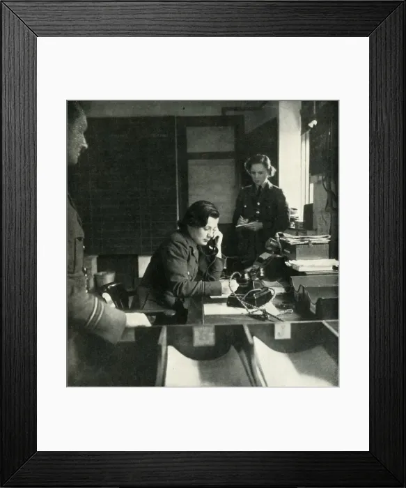 Framed Print : A Station Intelligence Room, c1943. Creator: Cecil Beaton Framed Print : A Station Intelligence Room, c1943. Creator: Cecil Beaton