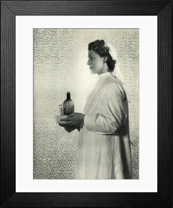 Framed Print : Nursing Orderly, c1943. Creator: Cecil Beaton Framed Print : Nursing Orderly, c1943. Creator: Cecil Beaton