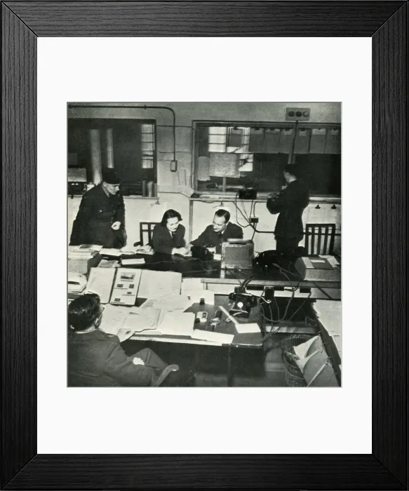 Framed Print : Operations Room, c1943. Creator: Cecil Beaton Framed Print : Operations Room, c1943. Creator: Cecil Beaton