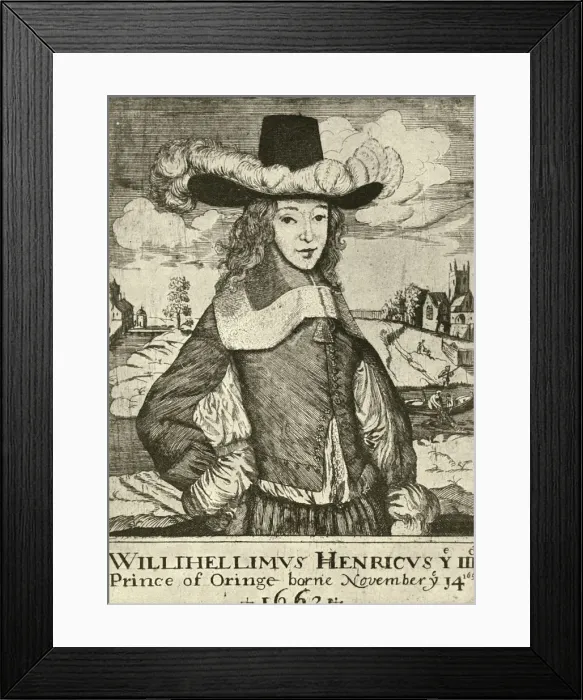 Framed Print : Prince William of Orange In His Thirteenth Year, c1662, (1928). Creator: Unknown Framed Print : Prince William of Orange In His Thirteenth Year, c1662, (1928). Creator: Unknown
