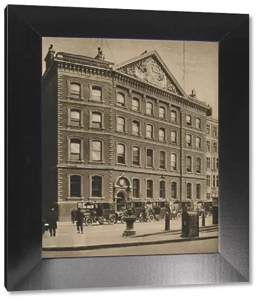 Offices of The Times in Queen Victoria Street Near an Historic Site, c1935